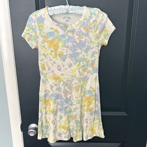 Art Class size large 10/12 short sleeve Henley skater tie dye dress